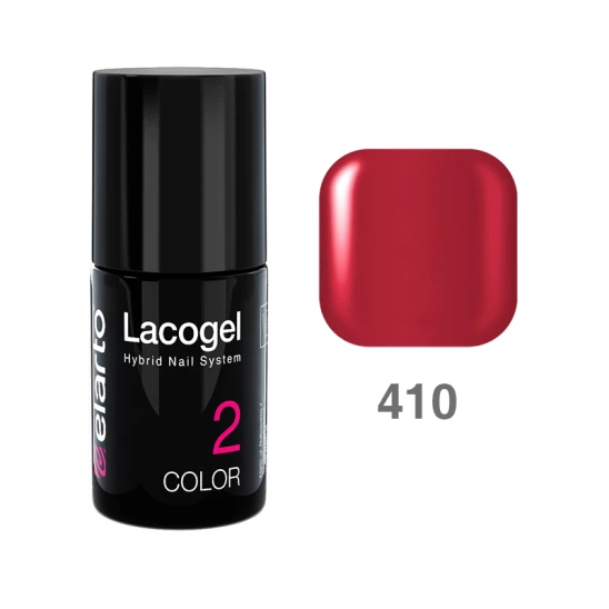 Lakier hybrydowy Lacogel nr 410 - czerwony 15ml