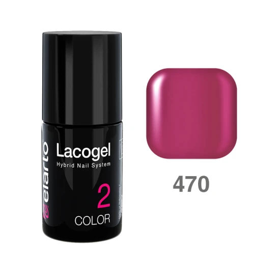 Lakier hybrydowy Lacogel nr 470 - różowy ciemny 15ml