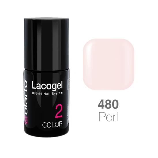 Lakier hybrydowy Lacogel nr 480 - pudrowy róż perła 15ml