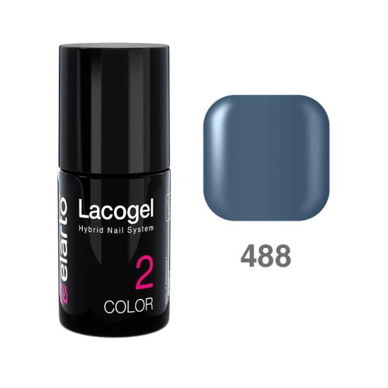 Lakier hybrydowy Lacogel nr 488 - niebieskoszary 15ml