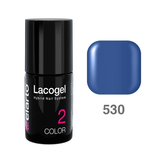 Lakier hybrydowy Lacogel nr 530 niebieski jeansowy - 7ml