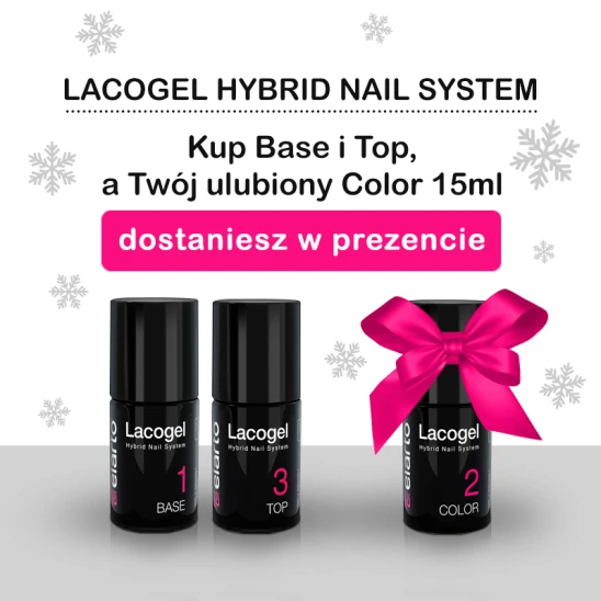 Lacogel Top i Base + GRATIS dowolny Lacogel Color 15ml
