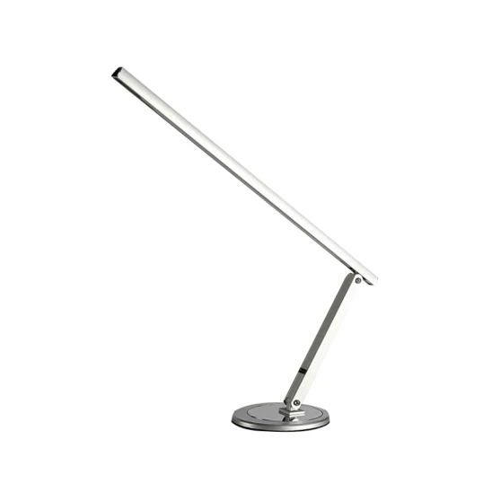 Lampka bezcieniowa na biurko (srebrna) 20W