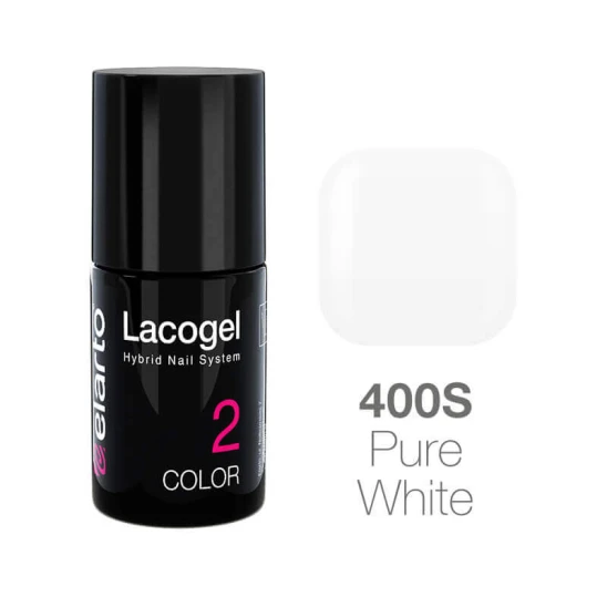 Lakier hybrydowy Lacogel nr 400S - Pure White 7ml