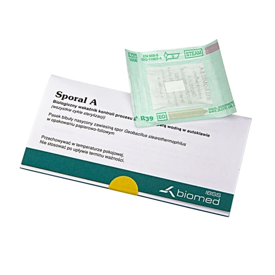 Test Sporal A - biologiczny wskaźnik procesu sterylizacji 3szt