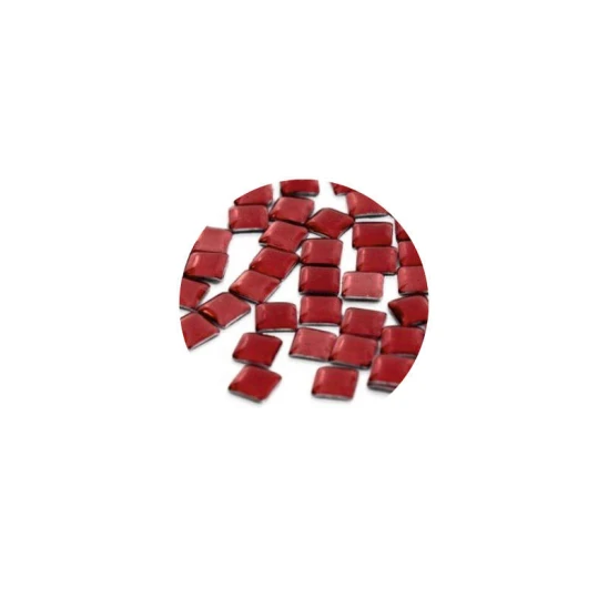 Ćwieki kwadratowe do zdobienia paznokci (czerwone) 50szt