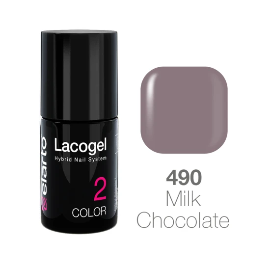 Lakier hybrydowy Lacogel nr 490 - Milk Chocolate 7ml