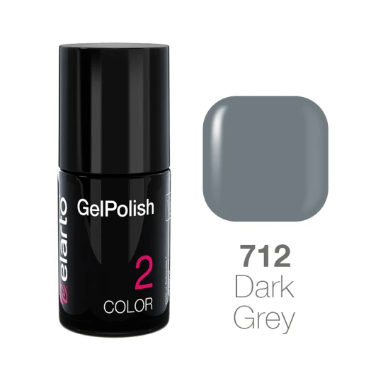 Żel hybrydowy GelPolish nr 712 - Dark Grey 7ml