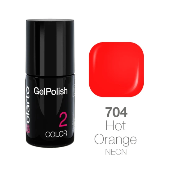 Żel hybrydowy GelPolish nr 704 - Hot Orange 7ml