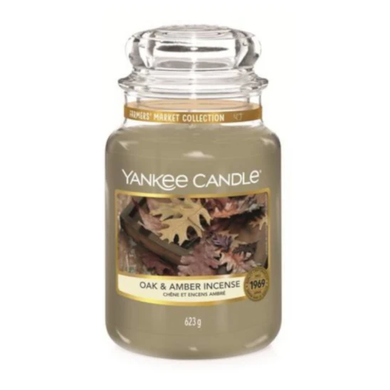 Świeca zapachowa Oak & Amber Incense 623g