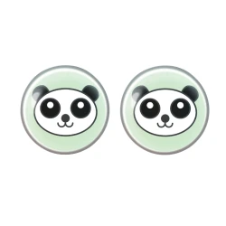 Kolczyki 7512-0661 miś panda 2szt