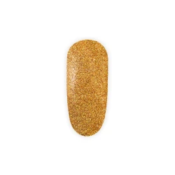 Brokat w fiolce - złoto/miedziany pyłek