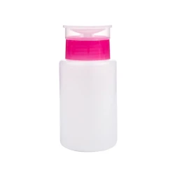 Dozownik plastikowy z pompką (bezbarwno-różowy) 150ml