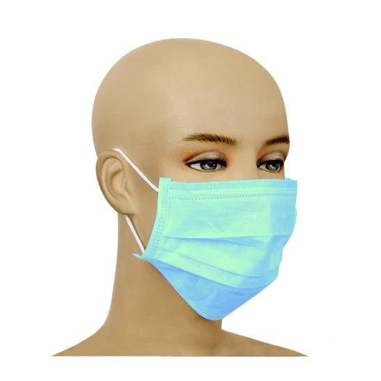 Maseczka chirurgiczna na twarz (niebieska) 50szt