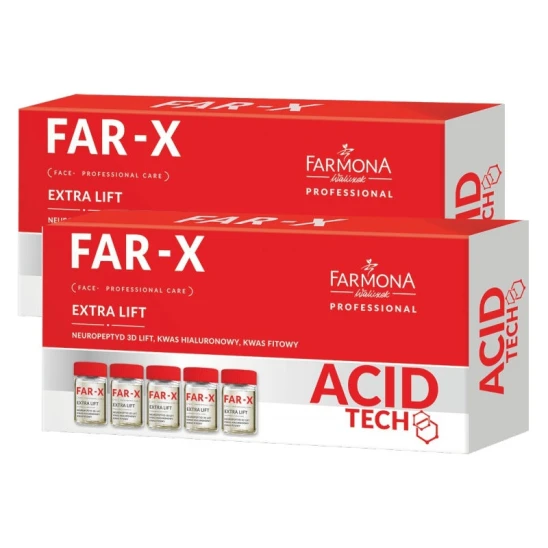 Ampułki Extra Lift FAR-X Acid Tech 5x5ml + 2 opakowanie GRATIS