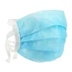 Maseczka włókninowa na twarz 3 warstwowa (niebiesko-biała)