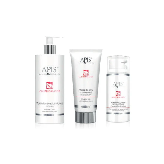 Zestaw  na naczynka Couperose-Stop: tonik + maska + krem