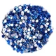 Cyrkonie szklane do paznokci SS10 Sapphire 1440szt