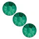 Cyrkonie szklane do paznokci SS10 Emerald 1440szt