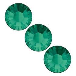 Cyrkonie szklane do paznokci SS10 Emerald 1440szt