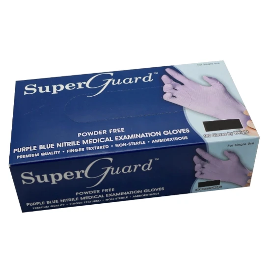 Rękawiczki nitrylowe bezpudrowe Guard (S) 100szt