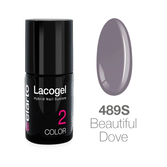 Lakier hybrydowy Lacogel nr 489S - Beautiful Dove 7ml