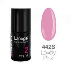 Lakier hybrydowy Lacogel Lovely Pink nr 442S 7ml