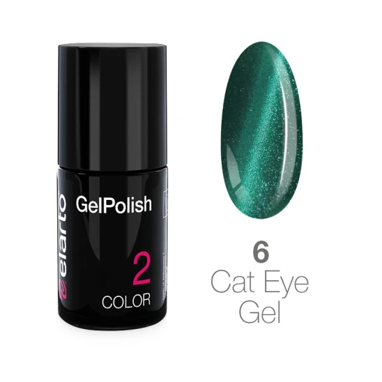 Żel hybrydowy GelPolish Cat Eye Gel nr 6 - turkusowy 7ml