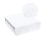 Pokrowiec biały frotte na łóżko kosmetyczne 70x190x10cm