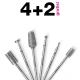 4+2 GRATIS frezy diamentowe PediCare do skórek i paznokci