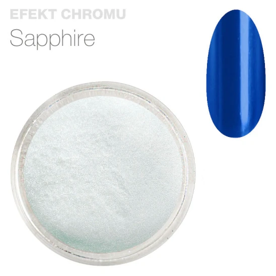 Pyłek do zdobienia Chrome Effect Sapphire