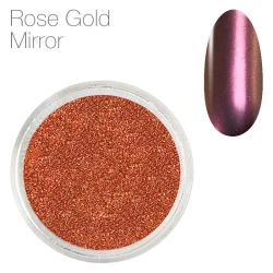 Pyłek do zdobienia paznokci Mirror Effect Rose Gold