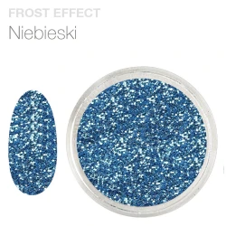 Pyłek do zdobienia paznokci z efektem szronu Frost Effect (niebieski)