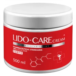 Krem znieczulający z lidokainą 18% Lido-Care Cream Forte 500ml