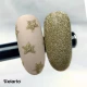 Brokat Sparkle Effect Gold do zdobienia paznokci