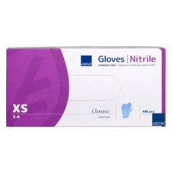 Rękawiczki nitrylowe bezpudrowe Abena Nitrile Blue (XS) 100szt