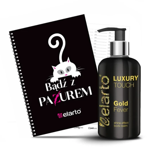 4 balsamy perfumowane Gold Fever 300ml + terminarz 40kartek