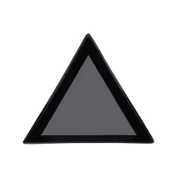 Tacka trójkątna na cyrkonie i ozdoby (czarna)