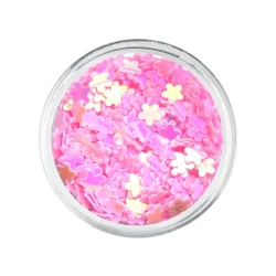 Kwiatuszki Flower Flakes Pink Opal do zdobienia paznokci