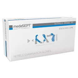 Rękawiczki nitrylowe bezpudrowe medaSEPT Nitrile Blue (L) 100szt