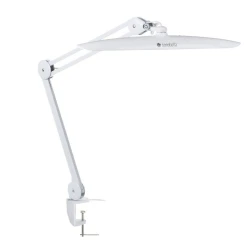 Lampka LED bezcieniowa na biurko przykręcana (biała) 24W