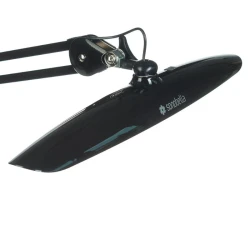 Lampka LED bezcieniowa na biurko przykręcana (czarna) 24W