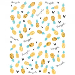 Naklejki do zdobienia paznokci Pineapple Nail Art Stickers