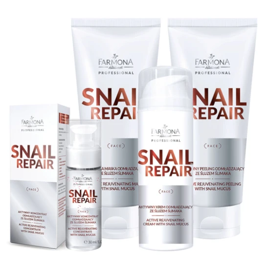 Zestaw Snail Repair do zabiegu odmładzającego ze śluzem ślimaka