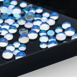 Cyrkonie do paznokci Zircone Glass Bubble Blue SS5-SS16 100szt