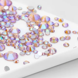 Cyrkonie do paznokci Zircone SS3-SS20 Gold Unicorn 100szt