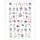 Naklejki do zdobienia paznokci Just Love Flowers Nail Art Stickers