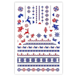 Naklejki do zdobienia paznokci Winter Decorations Nail Art Stickers