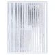 Naklejki do zdobienia paznokci Silver Stripes Nail Art Stickers