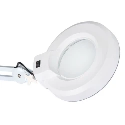Lampa z lupą o mocy 8dpi na statywie z kółkami